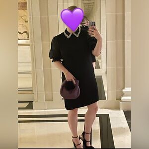 Kaye Spade Embellished Peter Pan Collar Dress